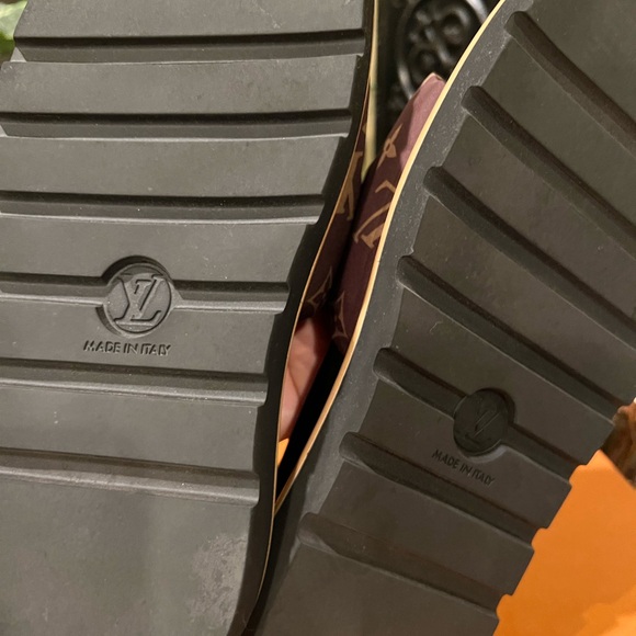 SOLD !Louis Vuitton slipper pillow sz.39 brown beige slides with box - Picture 3 of 9